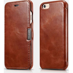 iCarer RIP 612 iPhone 6/6S Side-Open Brown