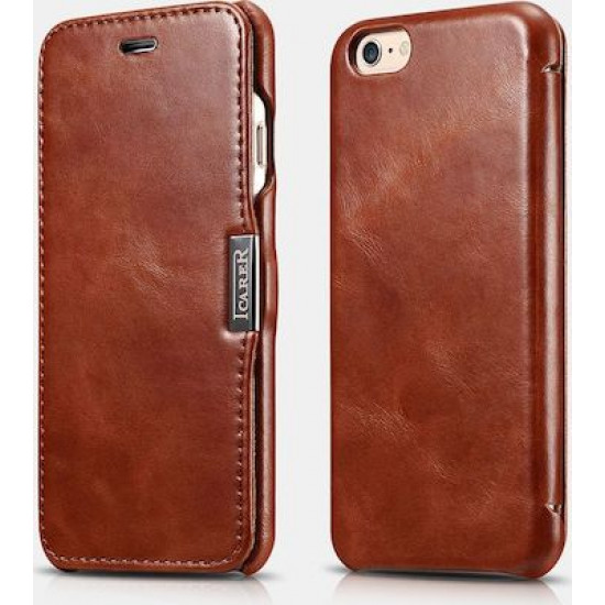 iCarer RIP 612 iPhone 6/6S Side-Open Brown
