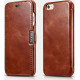 iCarer RIP 612 iPhone 6/6S Side-Open Brown