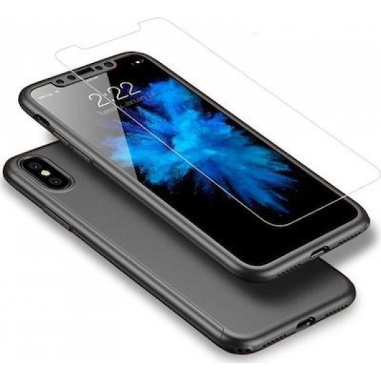 360 Full Cover & Temp.Glass iPhone XR Black