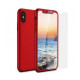 360 Full Cover & Temp.Glass iPhone XR Red