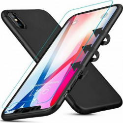 360 Full Cover & Temp.Glass iPhone XS MAX Black