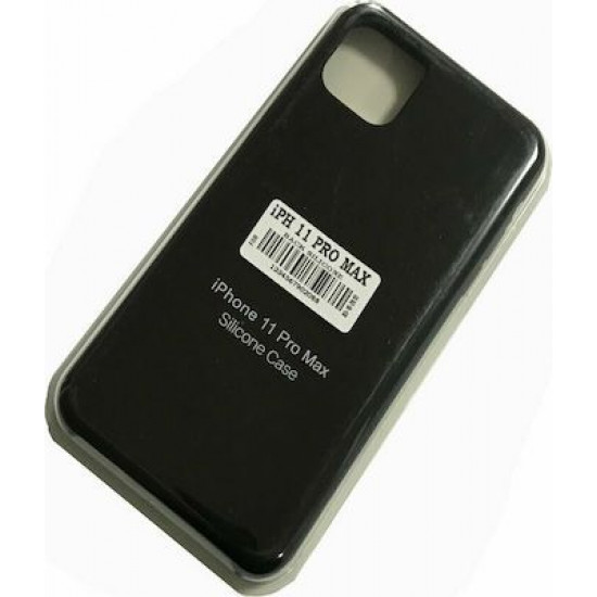 Silicon Case  For IPHONE 11 Pro Max Black