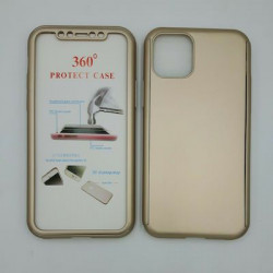 360 Full Cover & Temp.Glass iPhone 11  Gold
