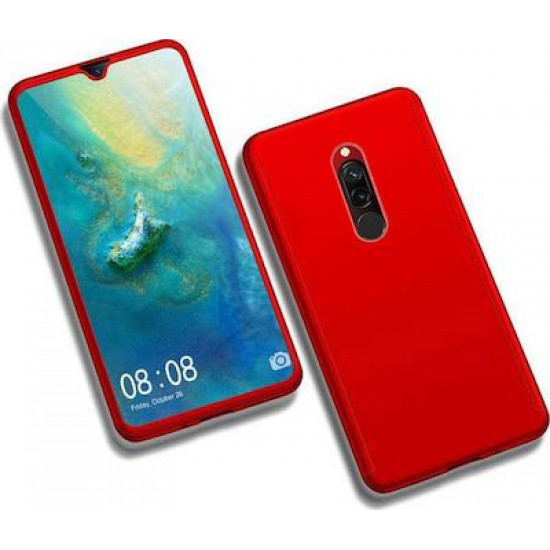 360 Full Cover & Temp.Glass Xiaomi Redmi 8 Red