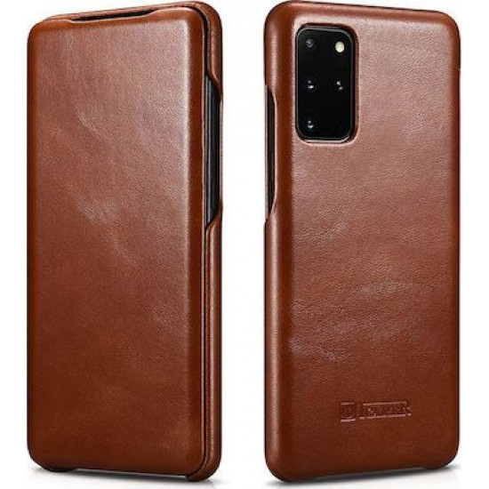 iCarer RS 992007 Samsung S20 Plus Genuine Leather Brown