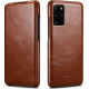 iCarer RS 992007 Samsung S20 Plus Genuine Leather Brown