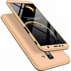 360 Full Cover & Temp.Glass Samsung J6 Plus 18 Gold