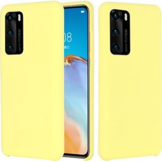 My Colors Liquid Silicon For Huawei P40  Yellow