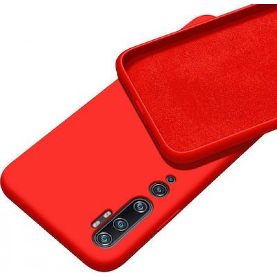 My Colors Liquid Silicon For Xiaomi Mi Note 10/Mi Note 10 Pro Red