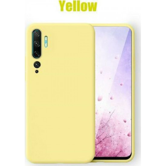 My Colors Liquid Silicon For Xiaomi Mi Note 10/Mi Note 10 Pro Yellow