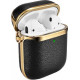 iCarer XAP 006 AirPods Gold Electroplating Case Black+Gold