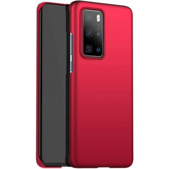 360 Full Cover & Temp.Glass Huawei P40 Pro Red