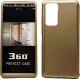 360 Full Cover & Temp.Glass Samsung S20 Gold