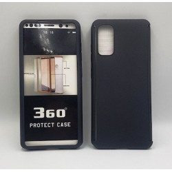 360 Full Cover & Temp.Glass Samsung S20 Black