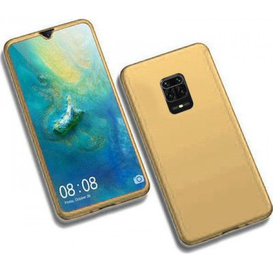 360 Full Cover & Temp.Glass Xiaomi Note 9s/9 Pro/9 Pro Max Gold