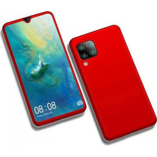 360 Full Cover & Temp.Glass Huawei P40 Lite Red