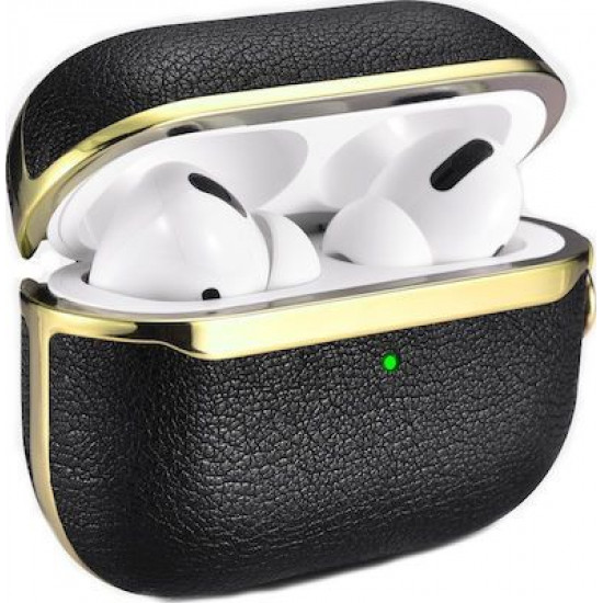 iCarer IAP 054 AirPods Pro Gold Electroplating Case Black+Gold