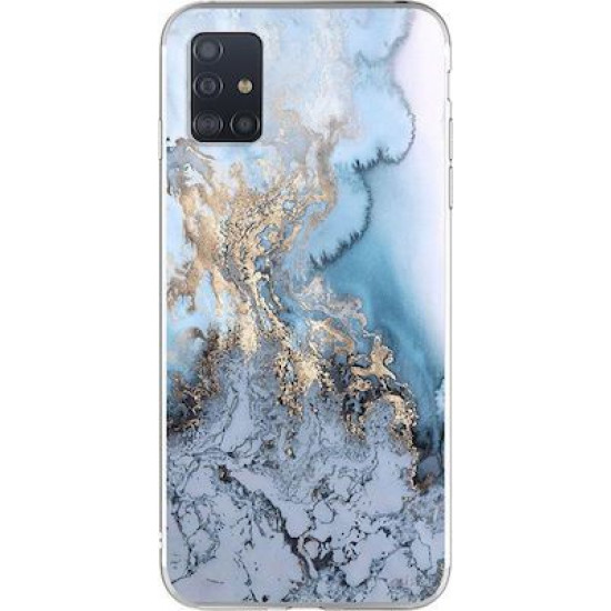 Silicon Marble Case Samsung S20 Ultra SM 1 Blue