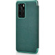 iCarer RHP 40003 HUAWEI P40 Genuine Leather Book Case Green