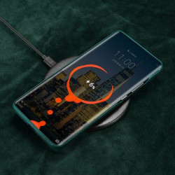 iCarer RHP 40005 Huawei P40 Genuine Leather Back Cover Black