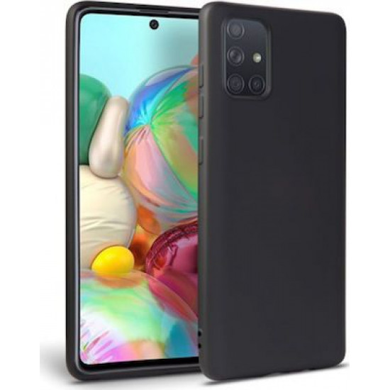 My Colors Liquid Silicon For Samsung A41 Black