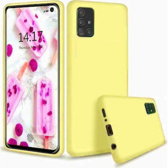 My Colors Liquid Silicon For Samsung A51 Yellow