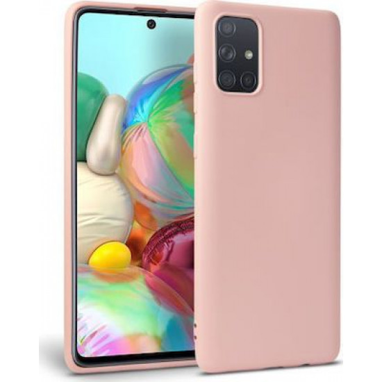 My Colors Liquid Silicon For Samsung A71 Pink