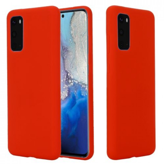 My Colors Liquid Silicon For Samsung S20 Plus Red