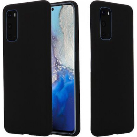 My Colors Liquid Silicon For Samsung S20 Plus Black