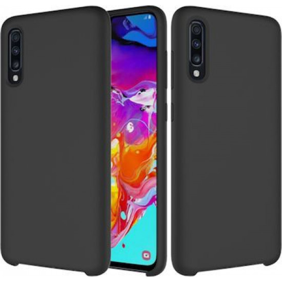 My Colors Liquid Silicon For Samsung A70 Black