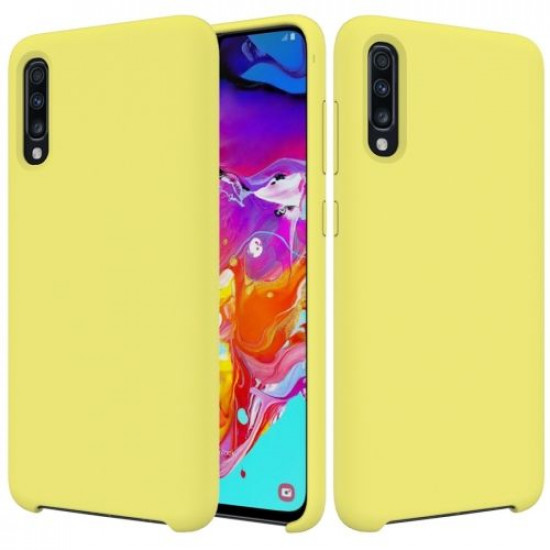 My Colors Liquid Silicon For Samsung A70 Yellow