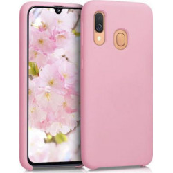 My Colors Liquid Silicon For Samsung A40 Pink