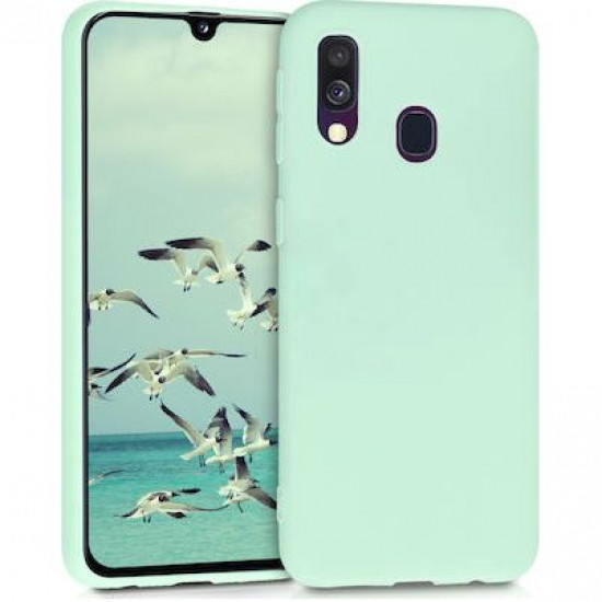 My Colors Liquid Silicon For Samsung A40 Light Green