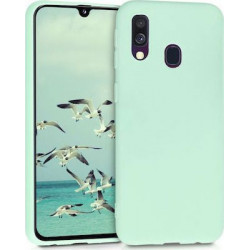 My Colors Liquid Silicon For Samsung A40 Light Green