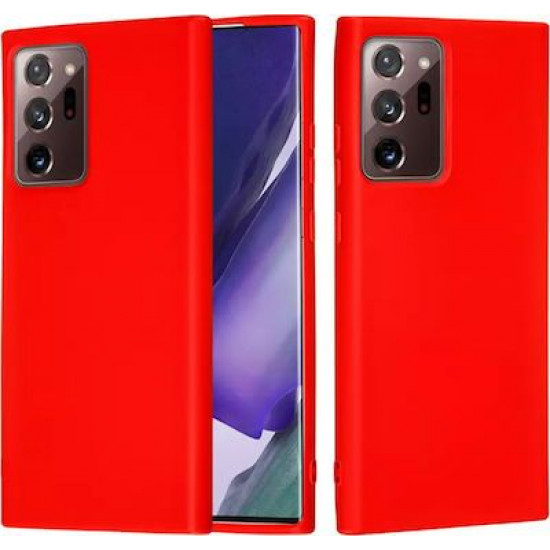 My Colors Liquid Silicon For Samsung Note 20 Ultra Red