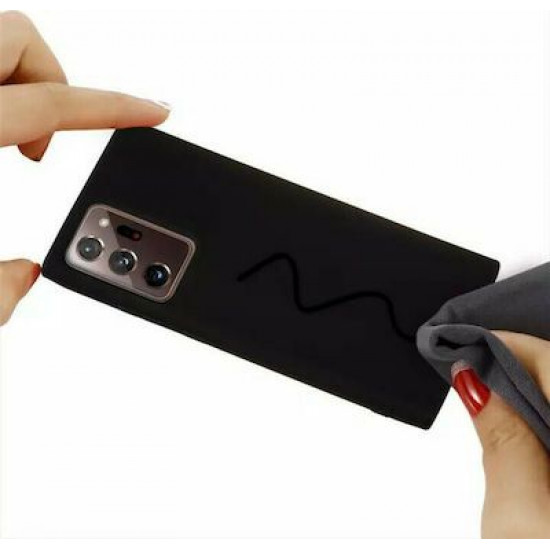 My Colors Liquid Silicon For Samsung Note 20  Black