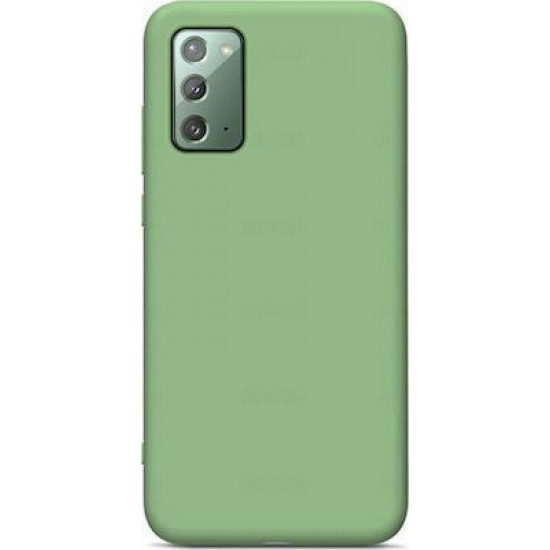 My Colors Liquid Silicon For Samsung Note 20  Light Green