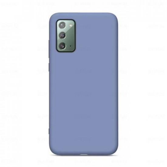 My Colors Liquid Silicon For Samsung Note 20  Light Violet