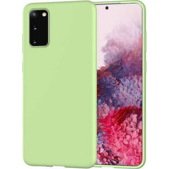 My Colors Liquid Silicon For Samsung S20 Plus Light Green