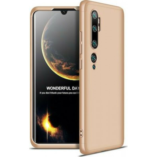 360 Full Cover & Temp.Glass Xiaomi Mi Note 10 Pro Gold