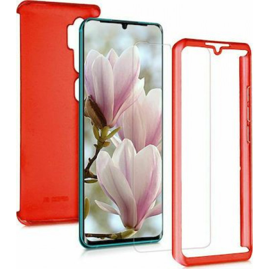 360 Full Cover & Temp.Glass Xiaomi Mi 10 Pro Red