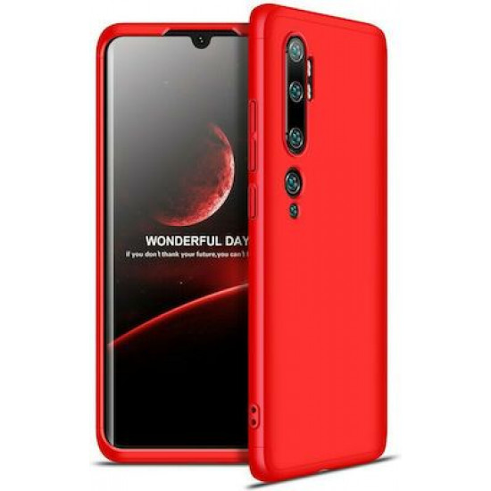 360 Full Cover & Temp.Glass Xiaomi Mi 10 Pro Red