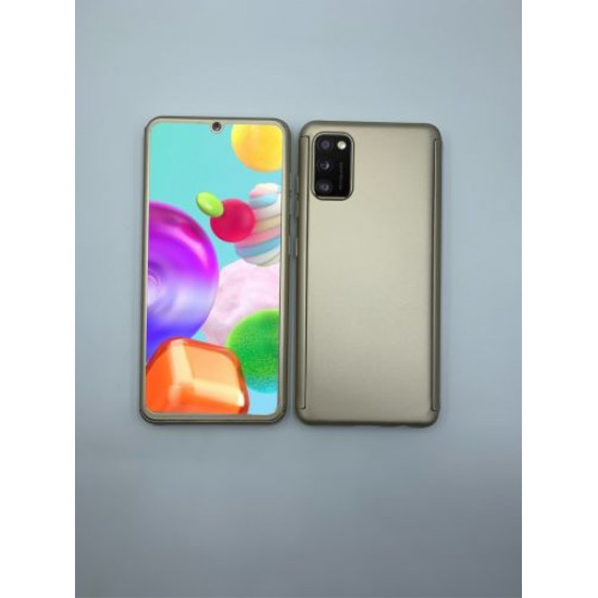 360 Full Cover & Temp.Glass Samsung A41 Gold