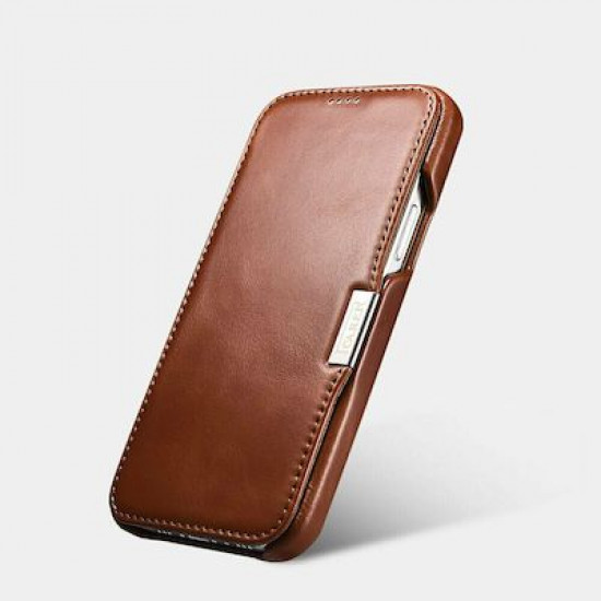 iCarer RIX 1209 iPhone 12 Mini Side-Open Brown