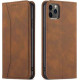 Bodycell Book Case Pu Leather iPhone 12 Mini Brown