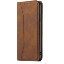 Bodycell Book Case Pu Leather iPhone 12 Mini Brown