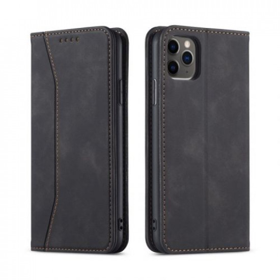 Bodycell Book Case Pu Leather iPhone 12 Mini Black