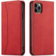 Bodycell Book Case Pu Leather iPhone 12 Mini Red