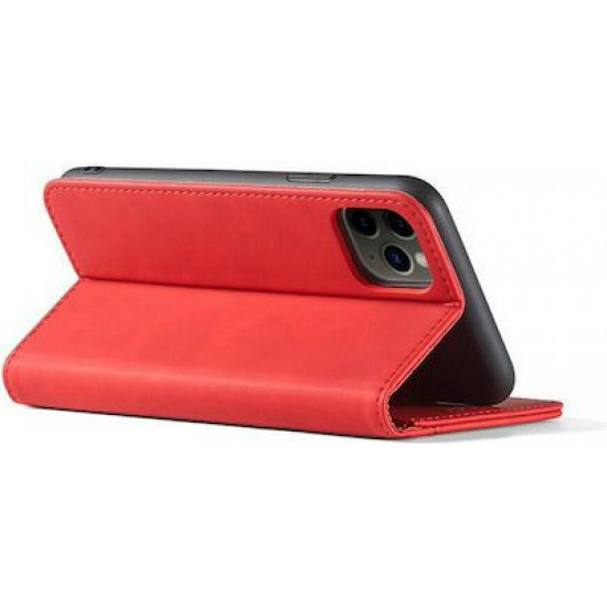 Bodycell Book Case Pu Leather iPhone 12 Mini Red
